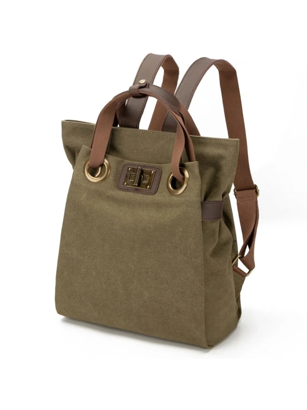 ZEDE Paris Pont-Des-Arts Olive Backpack Size Large